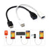 USB 3.0 A Female To Micro B Male OTG Data Cable For Samsung Note 3