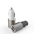 ROCK Motor 2.1A Dual USB Port LED Car Power Charger For Cell Phone