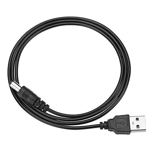 USB Port to 5.5mm / 2.1mm 5V DC Barrel Jack Power Cable Connector