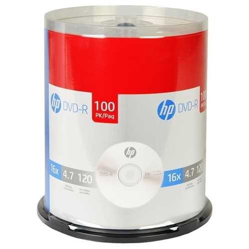 HP DM16100CB4 16x 4.7GB 120-Minute DVD-R Media 100-Piece Spindle