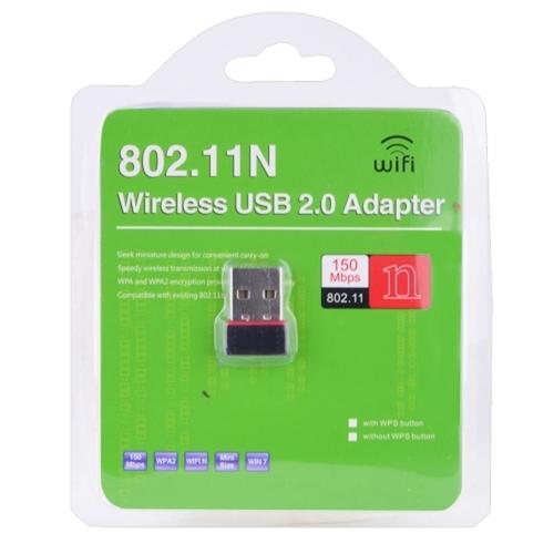 150Mbps Wireless-N USB 2.0 Mini Adapter - FX-5370 - Retail Hanging Blister Package