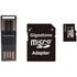 Gigastone(R) GS-4IN1600X16GB-R Prime Series microSD(TM) Card 4-in-1 Kit (16GB)