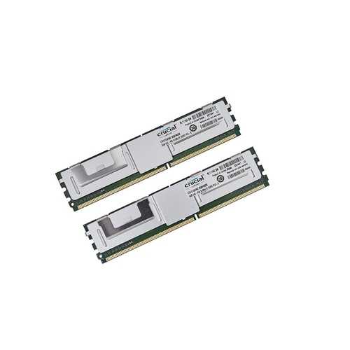 8GB (2x4GB) DDR2 Crucial Technology PC2-5300 667MHz ECC 240pin CL5 FB-DIMM CT2KIT51272AF667