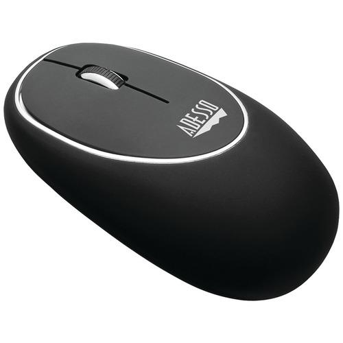 Adesso(R) IMOUSE E60B iMouse(TM) E60 Wireless Antistress Gel Mouse (Black)