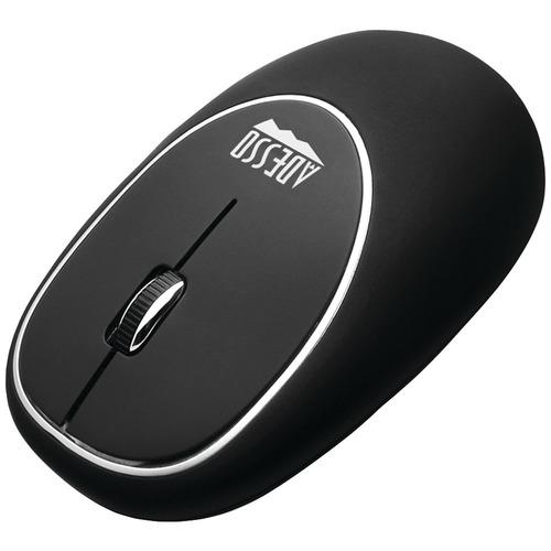 Adesso(R) IMOUSE E60B iMouse(TM) E60 Wireless Antistress Gel Mouse (Black)