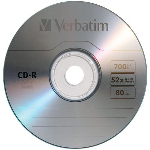 Verbatim(R) 94523 700MB 80-Minute 52x DataLifePlus(R) CD-Rs, Branded 50-ct Spindle