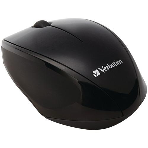 Verbatim(R) 97992 Wireless Multi-Trac Blue LED Optical Mouse (Black)