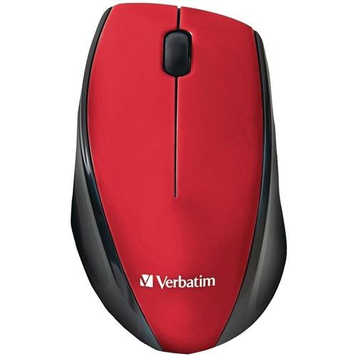 Verbatim(R) 97995 Wireless Multi Trac Blue LED Optical Mouse (Red)