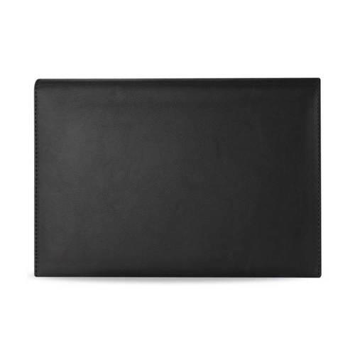 REIKO PREMIUM LEATHER CASE POUCH FOR 10.1INCHES IPADS AND TABLETSBLACK