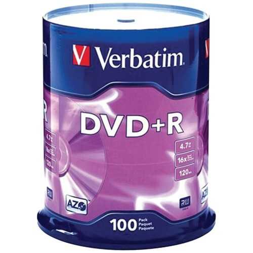 Verbatim 4.7gb Dvd+rs (100-ct Spindle) VTM95098