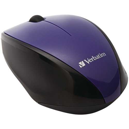 Verbatim Wireless Multi-trac Blue Led Optical Mouse (purple) VTM97994