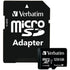 Verbatim(R) 44085 128GB Premium microSDXC(TM) Card with Adapter