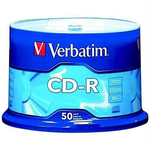 Verbatim(R) 94691 700MB 80-Minute 52x CD-Rs (50-ct Spindle)