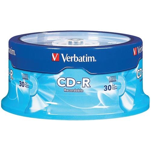 Verbatim(R) 95152 700MB CD-Rs, 30-ct Spindle