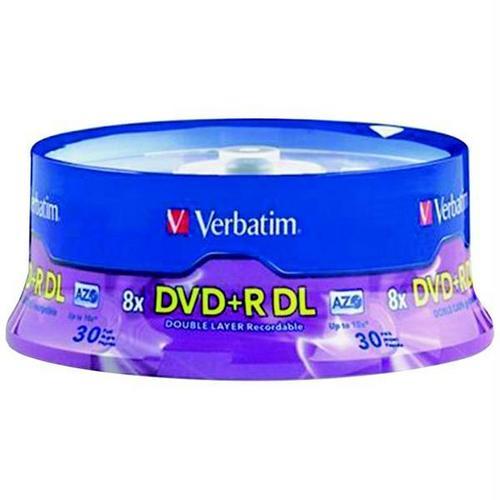 Verbatim(R) 96542 8.5GB Dual-Layer DVD+Rs (30-ct Spindle)