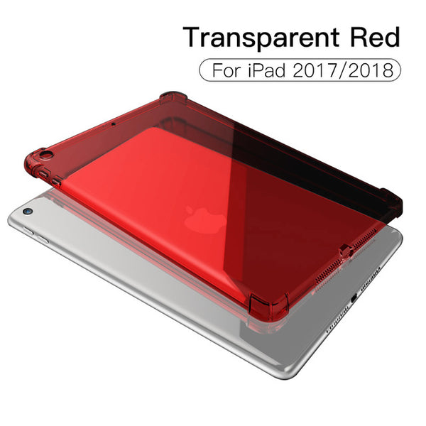 PZOZ Case For New iPad Pro 2018 2017 9.7 inch Air 1 2 mini 1 2 3 4 Silicone Shockproof Transparent Soft TPU Case For iPad mini